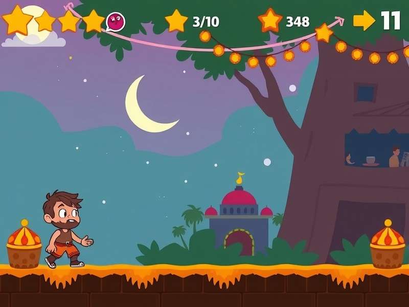 Hoppin Ginger Ace gameplay screenshot showing character and environment